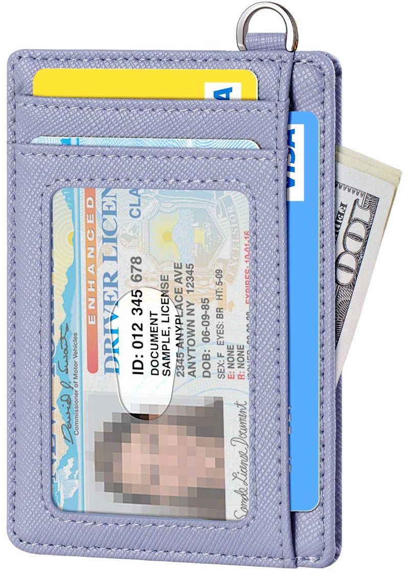 FurArt Slim Minimalist Wallet, Front Pocket Wallets, RFID Blocking, Credit Card Holder for Men-CanalBlue - Image 2